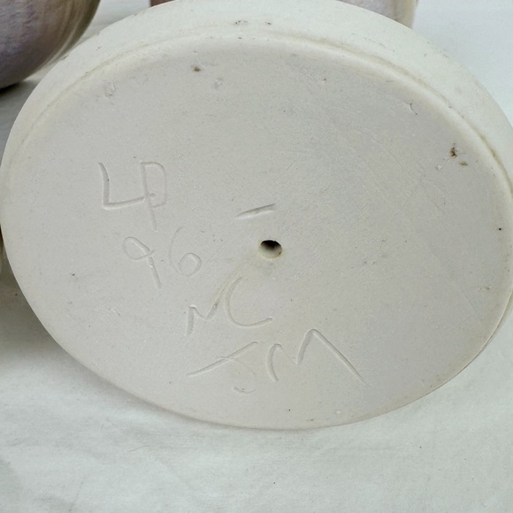 Ceramic Handmade Face Goblet Cups (set of 2) - Picture 10 of 10